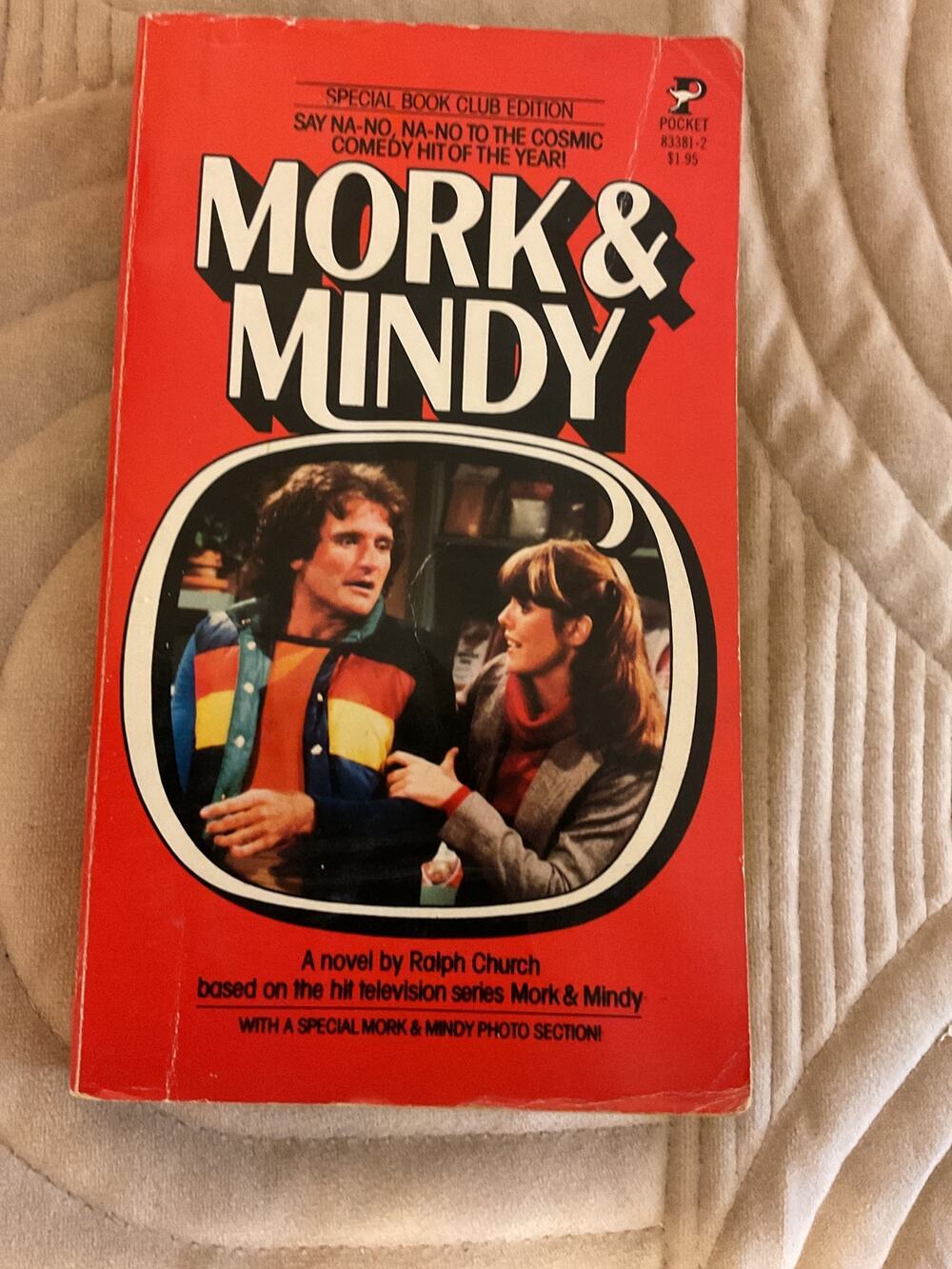 1979 MORK & MINDY By Ralph Church Pocket Books ROBIN WILLIAMS Vintage Paperback